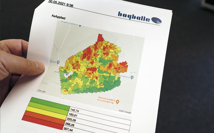 Carte d'applications