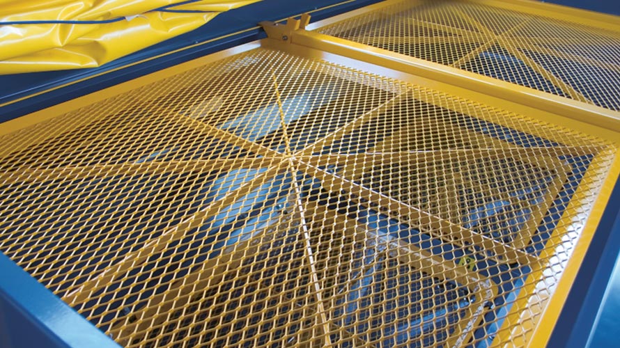 Grille supérieure