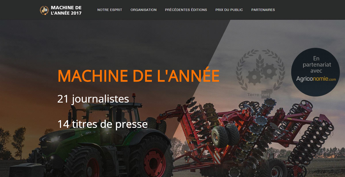 Machine agricole de l'année